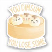 Sie verlieren etwas Sticker - Funny Dim Sum (Vorderseite)