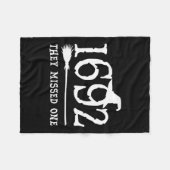 Sie vermissten ein Halloween-Feministenstertrial W Fleecedecke (Vorderseite (Horizontal))