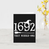 Sie vermissten ein Halloween-Feministenstertrial W Karte (Gelbe Blume)