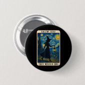 Sie vermissten ein Tarot Van Gogh Salem 1692 Hallo Button (Vorne & Hinten)