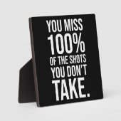 Sie verpassen 100% der Aufnahmen, die Sie nicht ma Fotoplatte (Vorderseite)