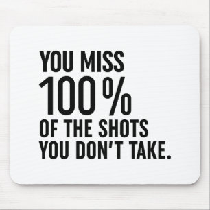 Sie verpassen 100% der Aufnahmen, die Sie nicht ma Mousepad