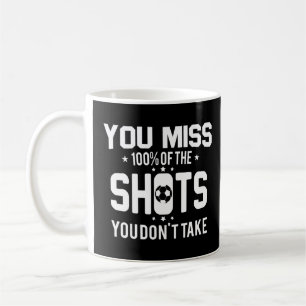 Sie verpassen 100 der Shots-Soccer-Vater-Trainer Kaffeetasse