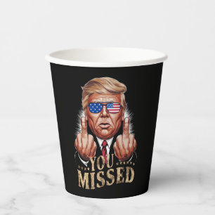 Sie verpassten Donald Trump US-Wahl Pappbecher