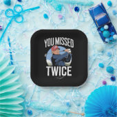 Sie verpassten zweimal Golf 2024 Abstimmung Trump  Pappteller (Party)