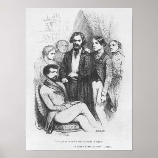 Sie verstanden seinen Geldmangel Poster (Vorne)