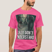 Sie verstehen Wolf nicht T-Shirt (Vorderseite)