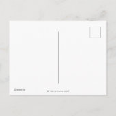 Sie versuchten, mich zu brennen feiertagspostkarte (Rückseite)