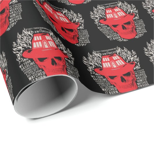 Sie versuchten, mich zu brennen geschenkpapier (Rolleneckpunkt)