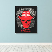 Sie versuchten, mich zu brennen leinwanddruck (Insitu (Holzboden))