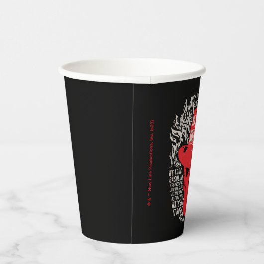 Sie versuchten, mich zu brennen pappbecher (Rechts)