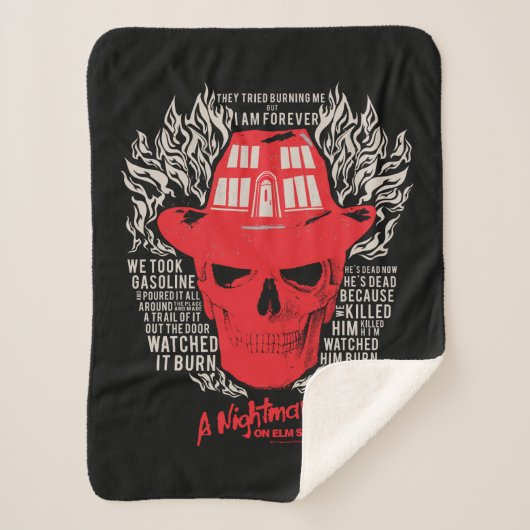 Sie versuchten, mich zu brennen sherpadecke (Vorderseite)