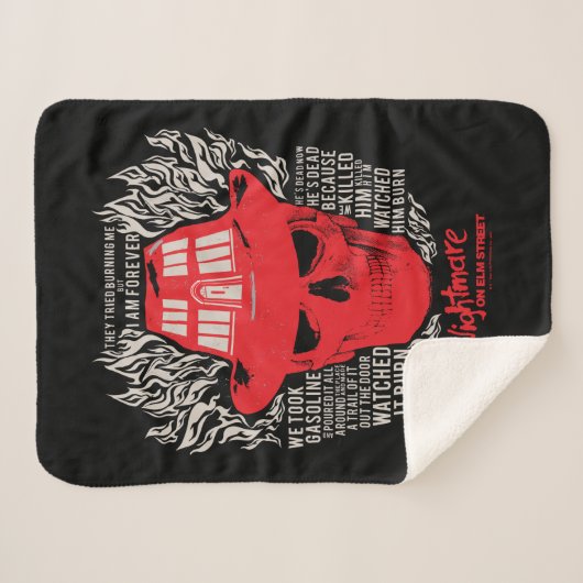 Sie versuchten, mich zu brennen sherpadecke (Vorderseite (Horizontal))