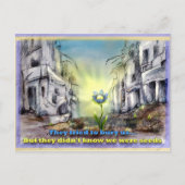 Sie versuchten uns zu begraben. Aber wir waren Sam Postkarte (Vorderseite)