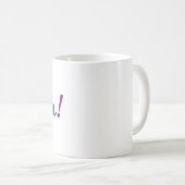 Sie verursachen Chaos Kaffeetasse (VorderseiteRechts)
