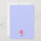 Sie vervollständigen die Valentintagskarte Feiertagskarte (Rückseite)