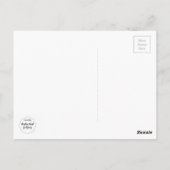 Sie vervollständigen mich postkarte (Rückseite)