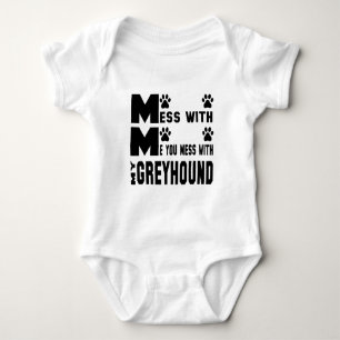Sie verwirren mit meinem Windhund Baby Strampler