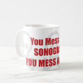 Sie verwirren mit Sonograms, die Sie mit mir Kaffeetasse (Vorderseite Links)