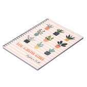 Sie wachsen Mädchen - Niedliche Pflanze der Frau M Notizblock (Linke Seite)