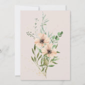 Sie wächst wie ein Unkraut, Mädchen zum ersten Geb Einladung (Rückseite)