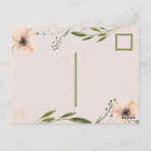 Sie wächst wie ein Unkraut, Mädchen zum ersten Geb Postkarte (Rückseite)