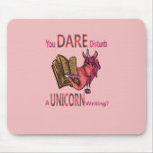 Sie wagen es, ein Einhorn zu verstören? Mousepad (Vorne)