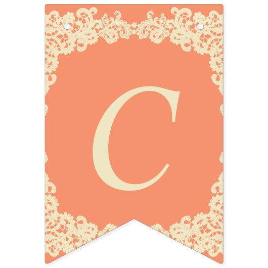 Sie wählen Hintergrundfarb- und -BEIGEspitzefahne Wimpelkette (Erste Fahne)