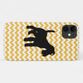 Sie wählen Orange oder Blau Zickzack mit Schnauzer Case-Mate iPhone Hülle (Rückseite (Horizontal))