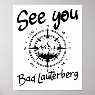 Sie wandern Bad Lauterberg Deutschland Urlaubsskif Poster