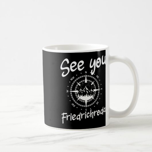 Sie wandern Friedrichroda Deutschland Urlaub Ski Kaffeetasse (Rechts)