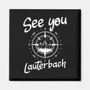 Sie wandern Lauterbach Deutschland Urlaub Ski Com Magnet
