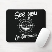 Sie wandern Lauterbach Deutschland Urlaub Ski Com Mousepad (Mit Mouse)