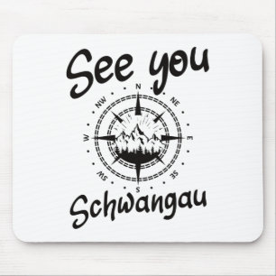 Sie wandern Schwangau Deutschland Urlaub Ski Comp Mousepad