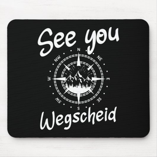 Sie wandern Wegscheid Deutschland Urlaub Ski Comp Mousepad (Vorne)