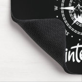 Sie wandern Winterberg Deutschland Urlaub Ski Com Mousepad (Ecke)
