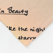 Sie wandert in Beauty/Cape May Sunset Fleece Blank (Ecke)