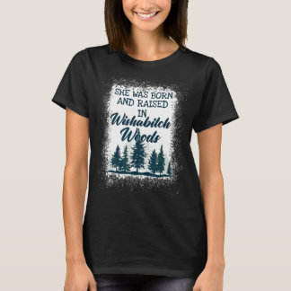 Sie war Geboren und wuchs in Wald-Wander T-Shirt