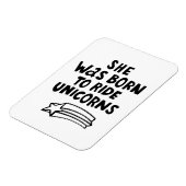 Sie war Geboren, Unicorns zu fahren Magnet (Linke Seite)