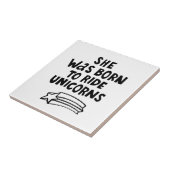 Sie war geboren, Unicorns zu reiten Fliese (Seite)