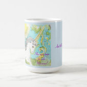 Sie war geboren, Unicorns zu reiten! Kaffeetasse (Mittel)