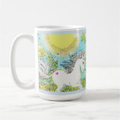 Sie war geboren, Unicorns zu reiten! Kaffeetasse (Links)