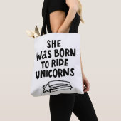 Sie war geboren, Unicorns zu reiten Tasche (Von Nahem)