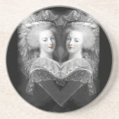 Sie war ihr einziger Trost Sandstein Untersetzer (Vorne)