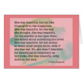 Sie war schön (Vorderseite (Horizontal))