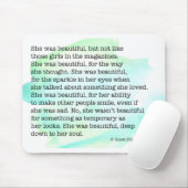 Sie war schön mousepad (Mit Mouse)