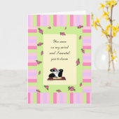 Sie waren auf meinem Verstand Karte (Gelbe Blume)