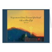 Sie waren einmal dunkel Parakaleo-Note Karte (Vorderseite (Horizontal))