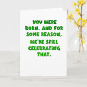 Sie waren geboren, leere Karte (Gelbe Blume)