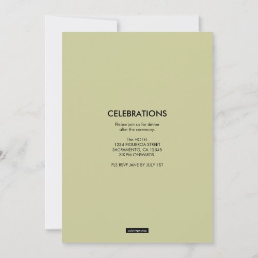 Sie waren gerahmt Caduceus Medical Abschluss Einladung (Rückseite)